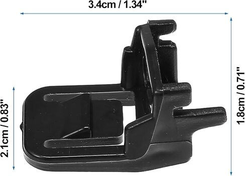 X AUTOHAUX 2 Pair Black Front Right Left Side Headlight Clip No.33155-TBA-A01/33155-TEA-T01/33105-TBA-A01/33105-TEA-T01 for Honda Civic 2016-2020 in Saudi Arabia
