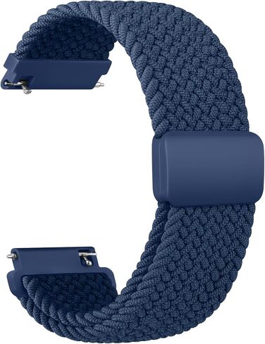 Magnetic Braided Bands for Garmin Vivoactive 4 / Garmin Venu 3 / Venu 2 Watch Band Men Women, Woven Nylon Elastic Loop Stretchy Band with Magnetic Clasp for Garmin Forerunner 745/265/255 Smartwatch in Saudi Arabia