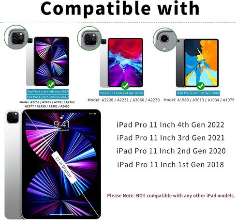 حافظة kenke لجهاز iPad Pro مقاس 11 بوصة الجيل الرابع/الثالث/الثاني/الأول (موديل 2022/2021/2020/2018)، غطاء ذكي بحامل ثلاثي الطي مغناطيسي نحيف، يدعم الجيل الثاني من شحن القلم الرصاص، النوم/الاستيقاظ التلقائي، رمادي in Kuwait