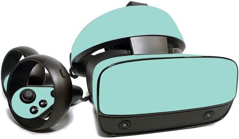 MightySkins Skin for Oculus Rift S - Solid Teal | Protective, Durable, and Unique Vinyl Decal Wrap Cover | Easy to Apply, Remove, and Change Styles | Made in The USA in Saudi Arabia