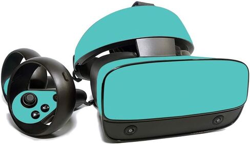 MightySkins Skin for Oculus Rift S - Solid Teal | Protective, Durable, and Unique Vinyl Decal Wrap Cover | Easy to Apply, Remove, and Change Styles | Made in The USA in Saudi Arabia