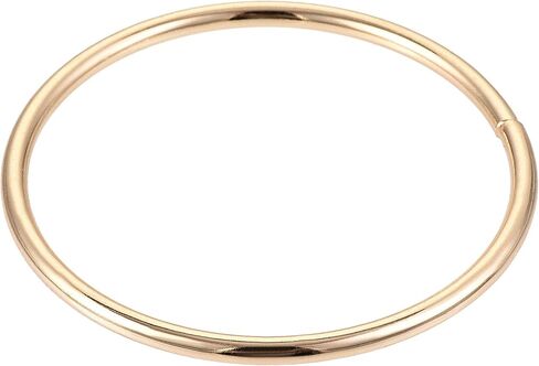 uxcell 2.36"(60mm) Metal O Rings 3.5mm Thick Non-Welded Ring for Straps Bags Decoration Hardware DIY Gold Tone 2pcs in Saudi Arabia