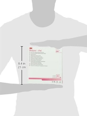 3M™ Medipore™ +Pad Soft Cloth Adhesive Wound Dressing, 3568, Dressing - 6 in x 6 in, Pad - 4 in x 4 in in Saudi Arabia