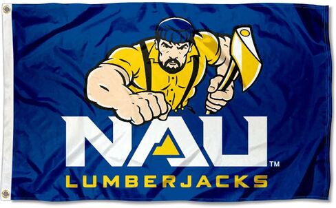 Northern Arizona Lumberjacks NAU University Large College Flag in Saudi Arabia