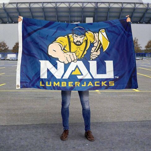 Northern Arizona Lumberjacks NAU University Large College Flag in Saudi Arabia