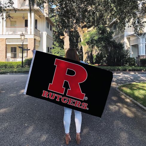 Desert Cactus Rutgers Flag State University of New Jersey RTX Flag Banners 100% Polyester Indoor Outdoor 3x5 feet Flags (Style 1) in Saudi Arabia