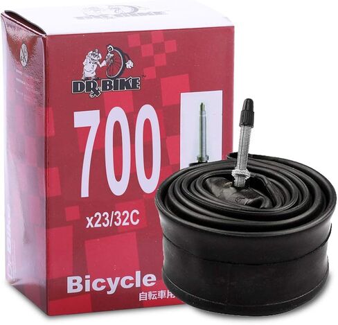 DRBIKE 24"/26"/27.5"/29" x 1.75/2.125" Bike Inner Tubes for Mountain Bikes, 700C x 25C/35C for Road Hybrid Bike, Bicycle Accessory Replacement Inner Tube with Presta Valve, 1 Pack in Saudi Arabia