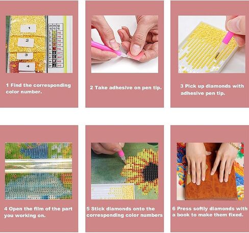 مجموعة الرسم الفني الماسي لعيد الشكر 5D من SKRYUIE - نبات فني ماسي DIY، مثقاب دائري كامل - تطريز كريستالي عبر الغرز - حرفة للبالغين لديكور الحائط والمكتب - 12 × 16 بوصة in Saudi Arabia