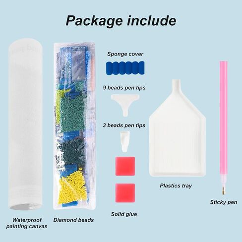 hill froeistung 5D Blue Owl Diamond Art Painting Kits for Adults,Flower Diamond Art, DIY Full Drill Pearl Diamond Art Painting Set for Home Wall Decor Gifts (12X12 inch) in Saudi Arabia