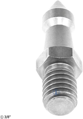 FS-002 مسمار قدم 3/8 بوصة 38 مم مع الفولاذ المقاوم للصدأ للأرض الناعمة والتضاريس والعشب والرملي ومتوافق مع حوامل ثلاثية المقبس 1/4 بوصة، مونوبود (عبوة من 3) in Kuwait