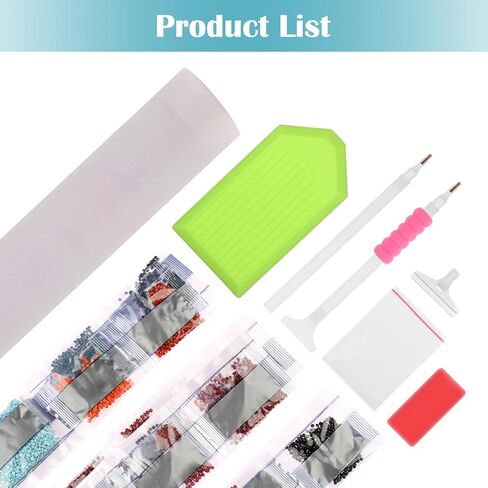 MXJSUA Happy Cute Baby Elephant Diamond Art Painting Kits for Adults, Full Drill Diamond Dots Paintings, Round 5D Paint with Diamonds Picture Gem Art Painting Kits DIY Crafts Kits 12x16 Inch in Saudi Arabia