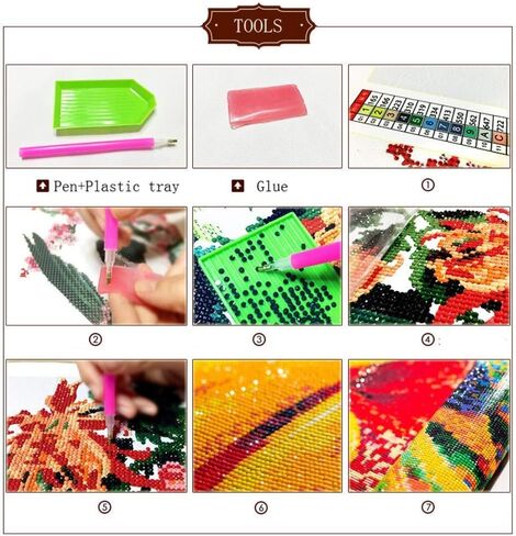 MaiYiYi Cupcake Diamond Painting Art DIY 5D Diamond Painting Make Life Sweet Dessert الماس اللوحة الكريستال الماس مجموعة اللوحة الماس الفراولة للبالغين ديكور الحائط (40 × 30 سم) in Kuwait