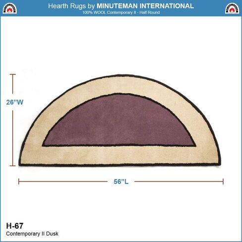 Contemporary II Berry Wool Hearth Rug, Rectangular in Saudi Arabia