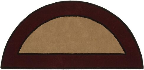 Contemporary II Berry Wool Hearth Rug, Rectangular in Saudi Arabia