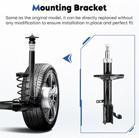 Front Complete Struts Assembly Shock Absorber Compatible with 1993-2002 Toyota Corolla 1998-2002 Chevrolet Prizm 1993-1997 Geo Prizm, Replace for 71951 71952 in Saudi Arabia