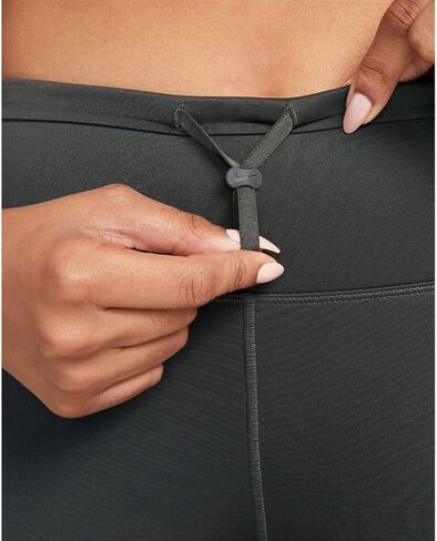 Nike Go Women's Firm-Support High-Waisted 7/8 Leggings with Pockets, Dark Gray, M Regular US in Saudi Arabia