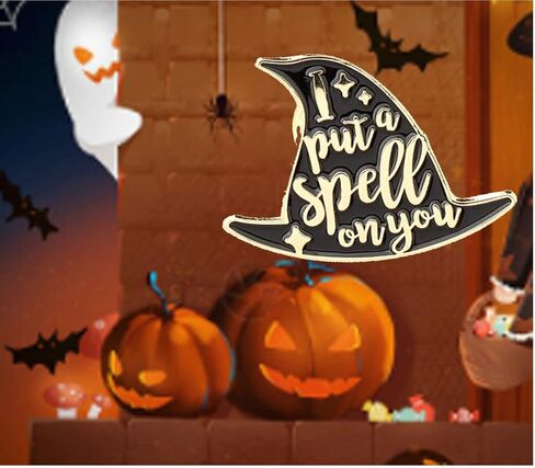 CENWA I Put A Spell On You Pin Witches Gift هدية مضحكة لمحبي الهالوين in Saudi Arabia