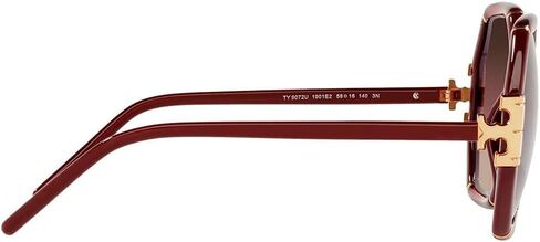 Sunglasses Tory Burch TY 9072 U 1901E2 Transparent Bordeaux/Bordeaux in Saudi Arabia