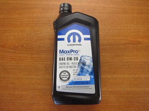 ربع لتر من زيت المحرك الاصطناعي الكامل MaxPro SAE OW-20 الجديد من Mopar OEM in Saudi Arabia