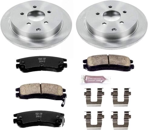 Power Stop KOE5135 Autospecialty Rear Replacement Brake Kit-OE Brake Rotors & Ceramic Brake Pads in Saudi Arabia