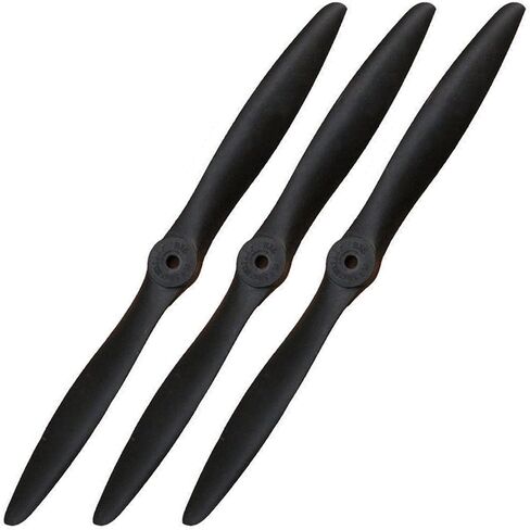 XOAR PJG 12x8 RC Airplane Propeller 12 Inch 2 Blade Nylon Prop for Fixed-Wing RC Planes (Pack of 3) in Saudi Arabia