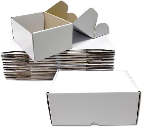 9x6x4 Inches Shipping Boxes Set - (25 Pack) Mint Cyan Blue Corrugated Cardboard Mailer Boxes for Packing Small Business Mailing Gift in Saudi Arabia