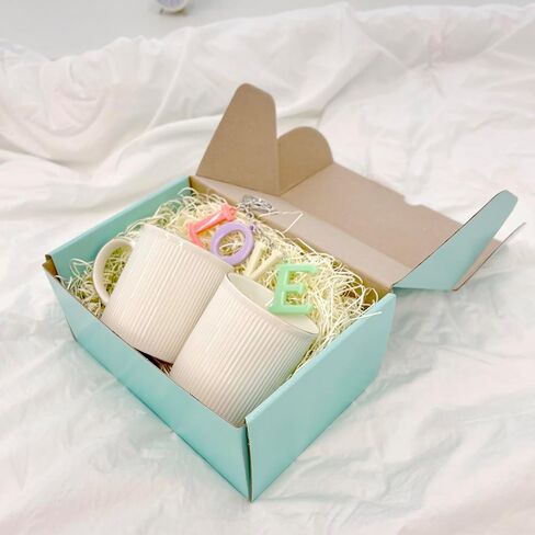 9x6x4 Inches Shipping Boxes Set - (25 Pack) Mint Cyan Blue Corrugated Cardboard Mailer Boxes for Packing Small Business Mailing Gift in Saudi Arabia