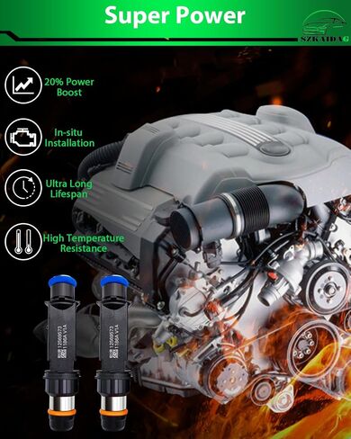 حاقن الوقود SZKAIDAG® لـ: -Chevy 12569573 يناسب 2002-2004 لـ: -Chevy Trailblazer EXT لـ: -GMC Envoy XL لـ: -Buick Rainier لـ: -Oldsmobile Bravada، 4.2L، FJ319 (6 قطع) in Saudi Arabia