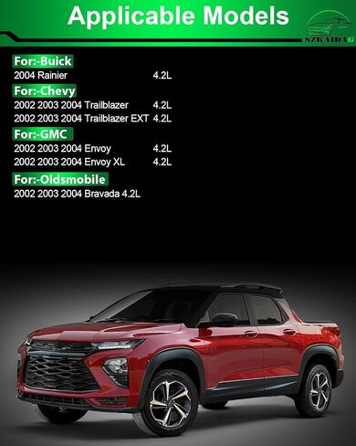 حاقن الوقود SZKAIDAG® لـ: -Chevy 12569573 يناسب 2002-2004 لـ: -Chevy Trailblazer EXT لـ: -GMC Envoy XL لـ: -Buick Rainier لـ: -Oldsmobile Bravada، 4.2L، FJ319 (6 قطع) in Saudi Arabia