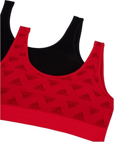 حمالة صدر بدون خياطة للسيدات من Adidas مع أكواب قابلة للإزالة، قطعتان in Kuwait