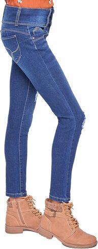 YMI Girls Sustainable Wannabettafit 3-Button Skinny Jeans in Saudi Arabia