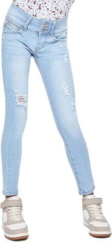 YMI Girls Sustainable Wannabettafit 3-Button Skinny Jeans in Saudi Arabia