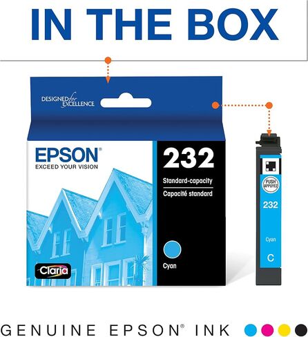 Epson T232 Cyan Ink Cartridge, Standard Capacity in Saudi Arabia