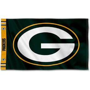 Green Bay Packers Printed Header 3x5 Foot Banner Flag