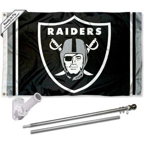 Las Vegas Raiders Flag Pole and Bracket Kit