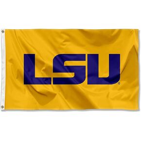 LSU Tigers Gold University Large College Flag