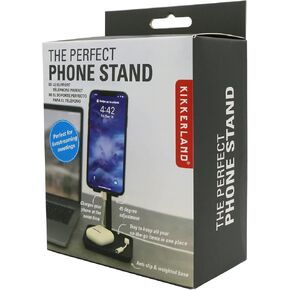 حامل هاتف مثالي عالمي قابل للتمديد ومريح وقابل للتعديل من Kikkerland مع صينية، أسود، للمنزل والمكتب وسطح المكتب in Kuwait