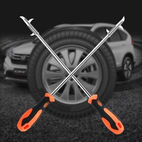 2 pcs Tire Rock Remover Tool, Car Tire Clear Stone Hook for Car Motor Bike Tire Stainless Steel Hook Car Tire Cleaning Tools