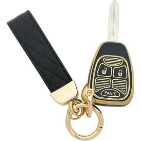 TPU Key Fob Cover fit for Chrysler 200 Aspen PT Jeep Compass Patriot Wrangler Grand Cherokee Commander Liberty Key