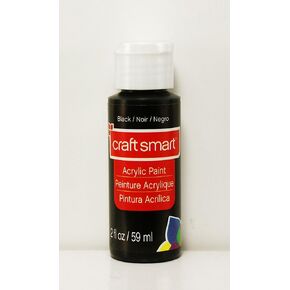 Craft Smart Acrylic Paint 2 Fl.oz. 1 Bottle Black