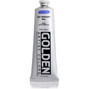 Golden Artist Acrylic, 5 Ounce Tube, Light Ultra Blue (1566-3)