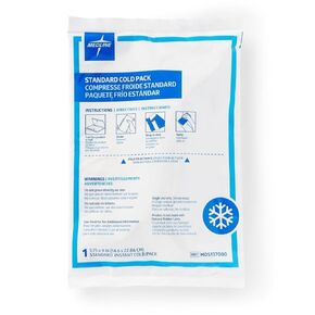 Medline Standard Instant Cold Pack, Single-Use, 6x9 Inch, Case of 24