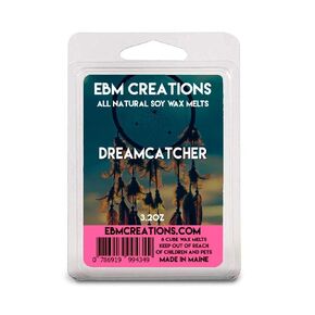 Dreamcatcher Soy Wax Melts - 3.2oz, 6 Cube Clamshell, All Natural, Highly Scented, Long-Lasting Aroma, Premium Quality, Handmade, Non-Toxic, Eco-Friendly