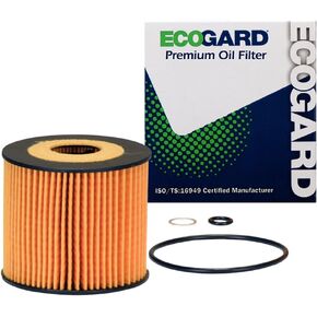 ECOGARD X10431 Premium Cartridge Engine Oil Filter for Conventional Oil Fits Genesis G90 5.0L 2017-2021, G80 5.0L 2017-2020 | Hyundai Genesis 5.0L 2015-2016
