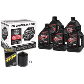 V-Twin Oil Change Kit Synthetic w/Chrome Filter, Milwaukee-Eight
