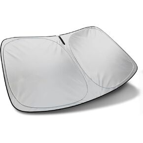 AutoTech Park Foldable Sunshade Compatible with 2011-2023 Mitsubishi Outlander Sport (Does NOT fit Outlander), UV Relfective and Easy Storage, Custom-fit Car Windshield Sun Shade