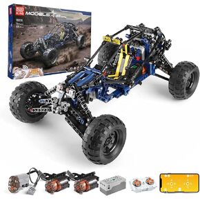 Mould King RC Off-Road Building Car Toys, 515 Pieces Building Blocks Lightning Climbing Car Model with Motors (Remote Control and APP Control), Intelligent Building Kits for Boys