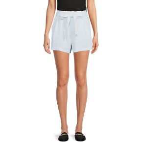 Time and Tru Women's Belted Tencel Shorts