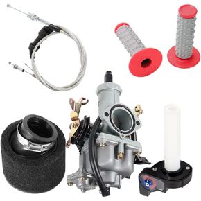 motorcycle PZ30 30mm Carburetor Accelerating Pump Racing 200cc 250cc For Keihin ABM IRBIS TTR 250 With Dual Throttle Cable
