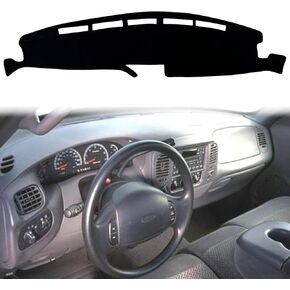 Dash Mat Cover Interior Dashboard Protector pad Compatible with Ford F150 F250 F350 Truck 1992 1993 1994 1995 1996 1997 Dashboard Cover Pad Carpet Protector